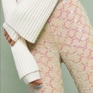 Anthropologie Showstopper Sequin Pants
